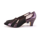 1950s Brown & Bronze Wide Fit Pumps by Edwards UK 6
