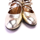Elliott Late 1960s Gold Strappy Pumps UK 5
