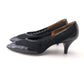 1960s Elliott Black Patent & Lace Pumps UK 5