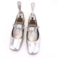 1960s Silver Ballet Flats by Elliott UK 4