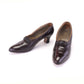 1920s Brown Pumps with Flower Trim by Englands UK 5.5