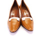 1960s Tan & White Stiletto Pumps by Eperon D'Or UK 8
