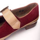 1940s Red & Caramel CC41 Flats by Equity UK 4