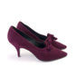 1960s Plum / Wine Stiletto Pumps UK 4.5