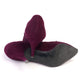 1960s Plum / Wine Stiletto Pumps UK 4.5