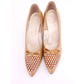 1960s Unworn Evins Tan Stiletto Pumps UK 6