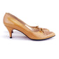 1960s Unworn Evins Tan Stiletto Pumps UK 6