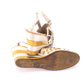 1940s Ferragamo Off White & Gold Wedges for Saks UK 3