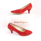 Ferragamo Limited Edition 1958 Red Suede Pumps UK 5.5