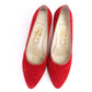 Ferragamo Limited Edition 1958 Red Suede Pumps UK 5.5