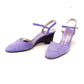 1970s Ferragamo Lilac & Purple Wedges UK 4.5