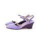 1970s Ferragamo Lilac & Purple Wedges UK 4.5