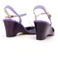 1970s Ferragamo Lilac & Purple Wedges UK 4.5