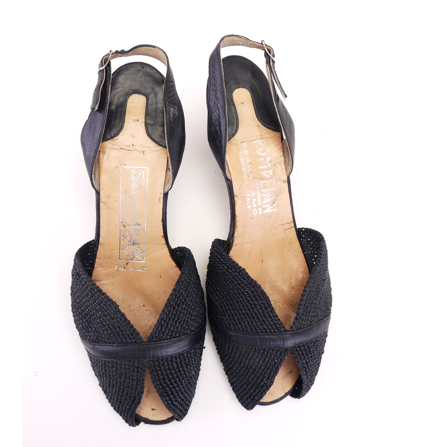 Salvatore Ferragamo Pompeian Sandals 1950 UK 4.5