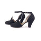 1940s D'Orsay Pumps w Ankle Strap by FHW UK 5