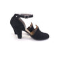1940s D'Orsay Pumps w Ankle Strap by FHW UK 5