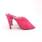 1980s Unworn Fuchsia Pink Mules by Franco Eboli UK 5