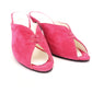 1980s Unworn Fuchsia Pink Mules by Franco Eboli UK 5