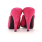 1980s Unworn Fuchsia Pink Mules by Franco Eboli UK 5