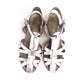1930s Sliver Dancing Sandals by Gainsborough UK 5.5