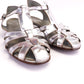 1930s Sliver Dancing Sandals by Gainsborough UK 5.5