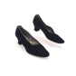 1920s Black Velvet Pumps by Ed Gerrett UK 5