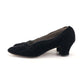 1920s Black Velvet Pumps by Ed Gerrett UK 5