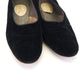 1920s Black Velvet Pumps by Ed Gerrett UK 5