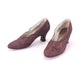 1920s Purple & Silver Brocade Pumps by GH Lee UK 2