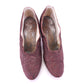 1920s Purple & Silver Brocade Pumps by GH Lee UK 2