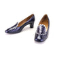 1960s Navy Gina Pumps with Sunburst UK 5.5