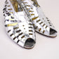 1980s Giovannetti Silver Cutwork Slingbacks UK 4