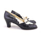 1930s Black & White Spectator Pumps by Goretta UK 5