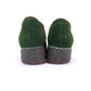 1940s Green Suede Casual Shoes by Harrods for Duchess of G Size 6