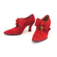 90s Marilyn Anselm for Hobbs Red Bow Pumps UK 5.5