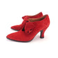 90s Marilyn Anselm for Hobbs Red Bow Pumps UK 5.5