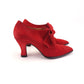 90s Marilyn Anselm for Hobbs Red Bow Pumps UK 5.5