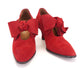 90s Marilyn Anselm for Hobbs Red Bow Pumps UK 5.5