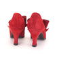 90s Marilyn Anselm for Hobbs Red Bow Pumps UK 5.5