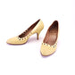 1950s Lemon Suede Stiletto Pumps by Hutchings UK 5.5
