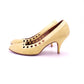 1950s Lemon Suede Stiletto Pumps by Hutchings UK 5.5