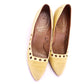1950s Lemon Suede Stiletto Pumps by Hutchings UK 5.5