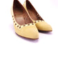 1950s Lemon Suede Stiletto Pumps by Hutchings UK 5.5