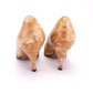 1950s Marbled Leather Stiletto Pumps by Hutchings UK 5.5