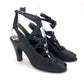 1940s I Miller Satin Laced Leg Slingbacks UK 5