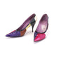 1960s Italian Multicoloured Stiletto Heels UK 5