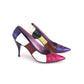 1960s Italian Multicoloured Stiletto Heels UK 5