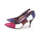 1960s Italian Multicoloured Stiletto Heels UK 5