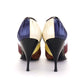 1960s Italian Multicoloured Stiletto Heels UK 5