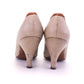 1950s Italian Ostrich Pumps in Beige UK 3